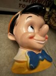 画像11: Disney Pinocchio plastic Face coin bank 1971 / ディズニーのピノキオ、プラスチック製　フェイス貯金箱 (11)