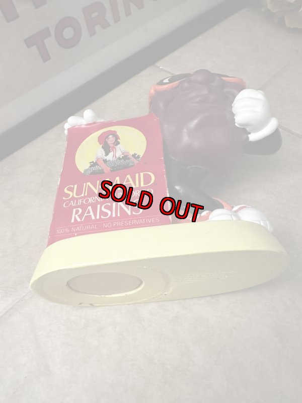画像9: California Raisins  Plastic Coin Bank 1987 / カリフォルニアレーズン プラスチック製 貯金箱 (9)