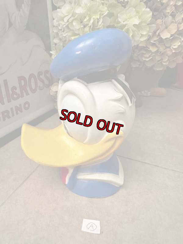 画像5: Disney Donald Duck plastic Face coin bank 1971 (A) /  ディズニーのドナルドダック、プラスチック製　フェイス貯金箱 (5)