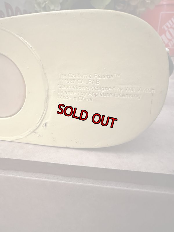 画像10: California Raisins  Plastic Coin Bank 1987 / カリフォルニアレーズン プラスチック製 貯金箱 (10)