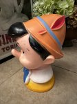 画像5: Disney Pinocchio plastic Face coin bank 1971 / ディズニーのピノキオ、プラスチック製　フェイス貯金箱 (5)