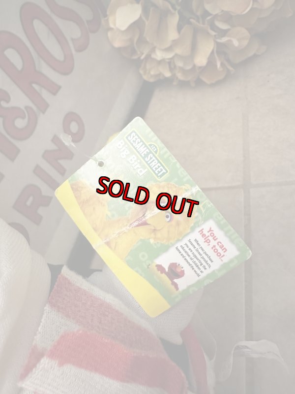 画像10: Sesame Street big bird Pilates cloth plush Doll with Tag 2007 / セサミストリート　ビッグバードの海賊服　タグ付きぬいぐるみ　 (10)