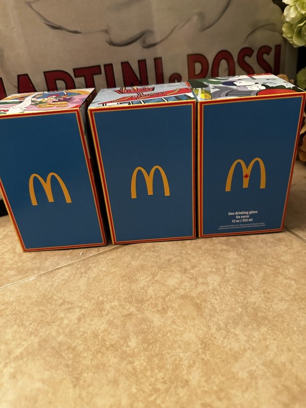 画像4: McDonald’s Collectors Glass complete set of 6 with box(Sealed) / マクドナルド  コレクターズグラス　箱入り　箱入り6個セット(未開封) (4)