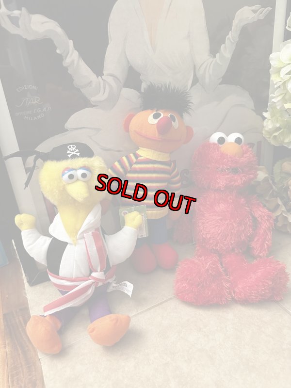 画像13: Sesame Street big bird Pilates cloth plush Doll with Tag 2007 / セサミストリート　ビッグバードの海賊服　タグ付きぬいぐるみ　 (13)