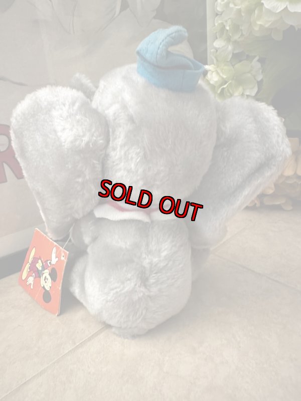 画像7: Disney Dumbo Plush Doll with tag 70‘s Korea / ディズニーのダンボ　タグ付きぬいぐるみ (7)