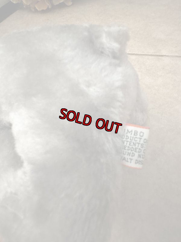 画像11: Disney Dumbo Plush Doll with tag 70‘s Korea / ディズニーのダンボ　タグ付きぬいぐるみ (11)