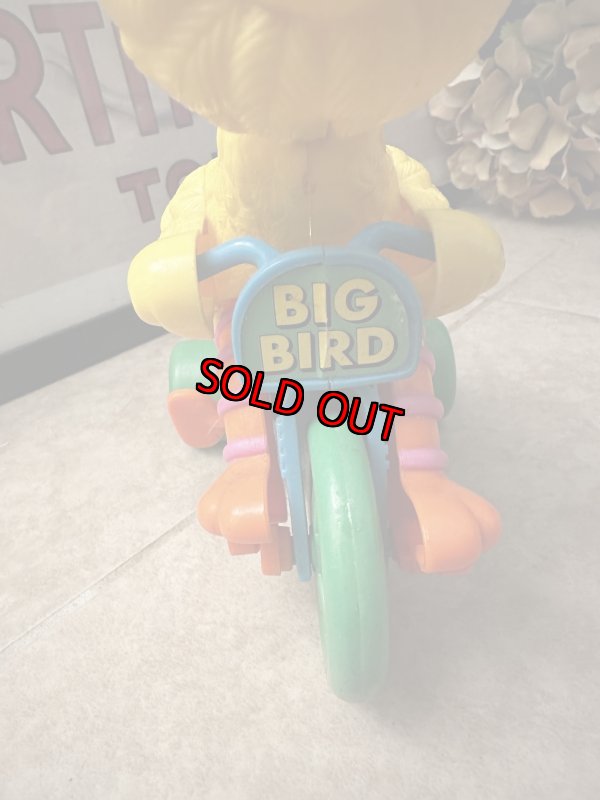画像3: Sesame Street Big Bird blue tricycle Wind up Doll / セサミストリート　ビッグバード　青い三輪車　ワインドアップ　フィギュア　ドール　 (3)