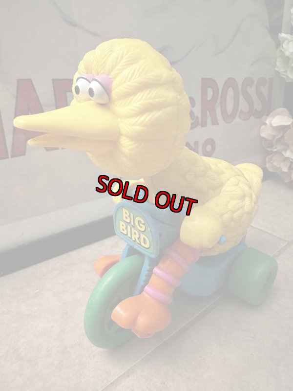 画像10: Sesame Street Big Bird blue tricycle Wind up Doll / セサミストリート　ビッグバード　青い三輪車　ワインドアップ　フィギュア　ドール　 (10)