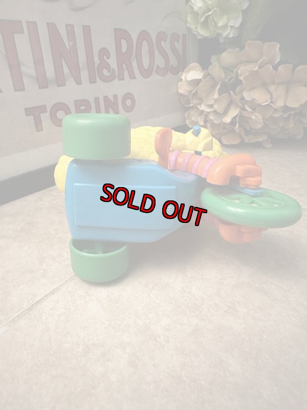 画像9: Sesame Street Big Bird blue tricycle Wind up Doll / セサミストリート　ビッグバード　青い三輪車　ワインドアップ　フィギュア　ドール　 (9)