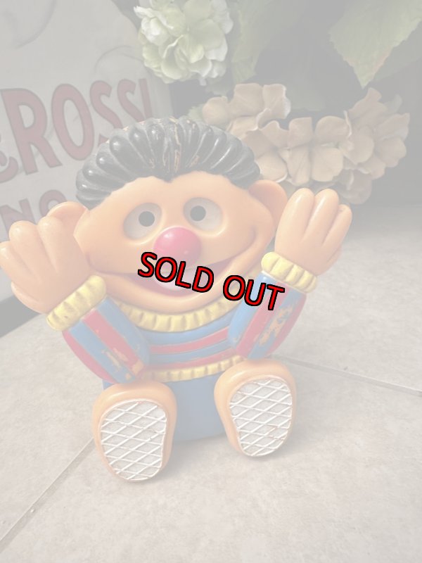 画像1: Sesame Street Ernie music Doll Illco /  セサミストリート　アーニー　ミュージック　オルゴール　ドール (1)