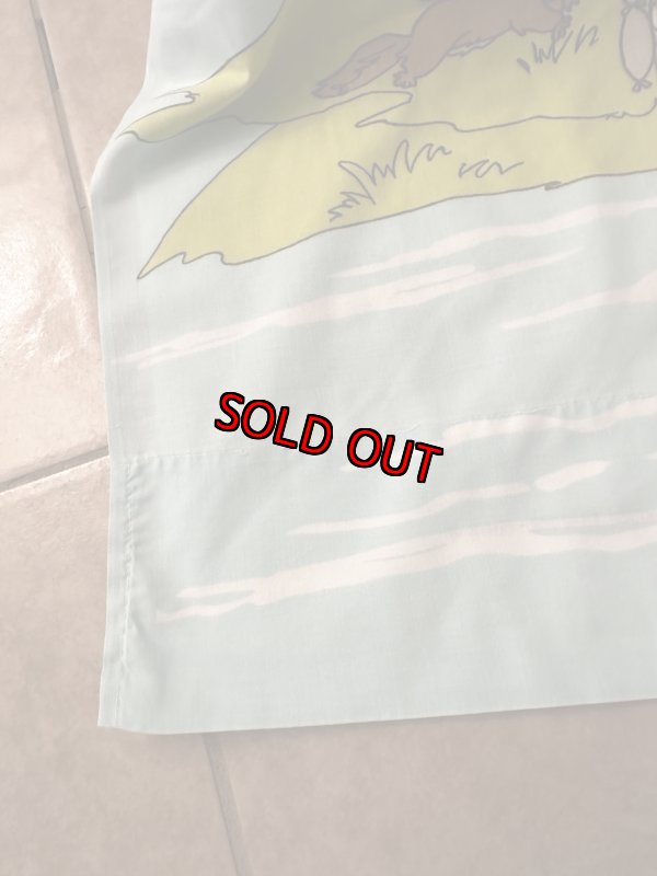 画像11: Yogi Bear Hanna Barbera Flat  Sheet  / ハンナバーベラ、ヨギベアのフラットシーツ (11)