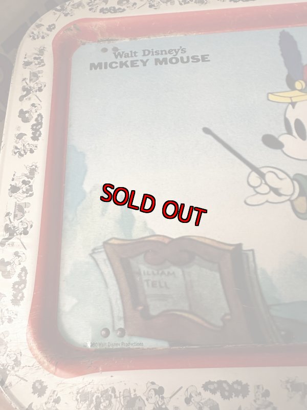 画像3: Mickey Mouse The Band Concert Tin  TV Tray Stand 1980 / ミッキーマウス　ザ　バンドコンサート　アルミ製　テレビトレイ (3)