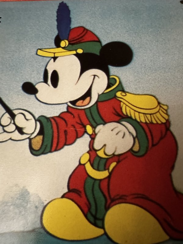 画像7: Mickey Mouse The Band Concert Tin  TV Tray Stand 1980 / ミッキーマウス　ザ　バンドコンサート　アルミ製　テレビトレイ (7)