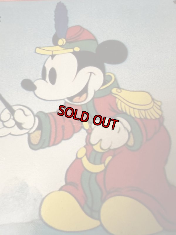 画像7: Mickey Mouse The Band Concert Tin  TV Tray Stand 1980 / ミッキーマウス　ザ　バンドコンサート　アルミ製　テレビトレイ (7)