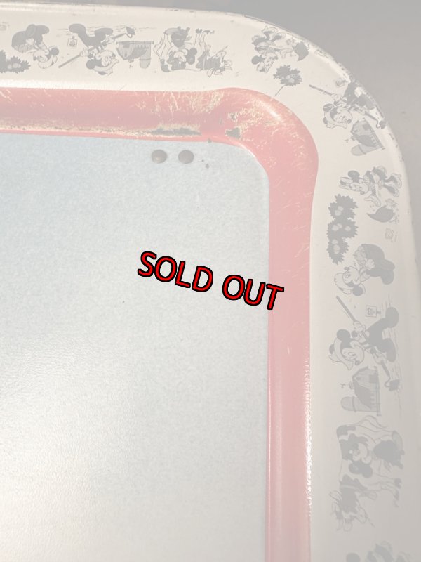 画像6: Mickey Mouse The Band Concert Tin  TV Tray Stand 1980 / ミッキーマウス　ザ　バンドコンサート　アルミ製　テレビトレイ (6)