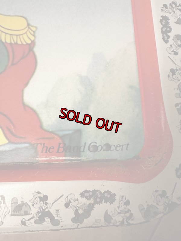 画像5: Mickey Mouse The Band Concert Tin  TV Tray Stand 1980 / ミッキーマウス　ザ　バンドコンサート　アルミ製　テレビトレイ (5)