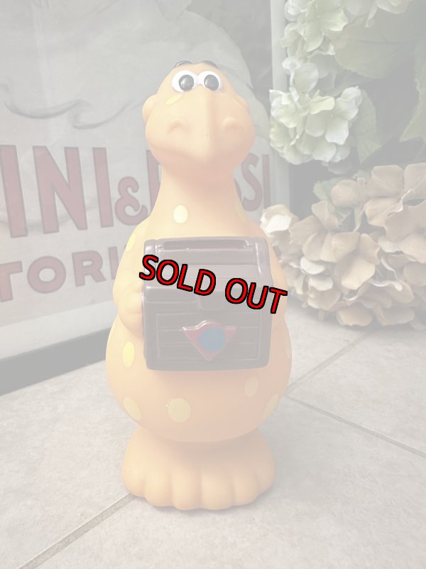 画像1: Kraft Macaroni&Cheese Cheesasaurus Rex coin bank / クラフト社　マカロニチーズ　チーザサウルスレックス　貯金箱 (1)