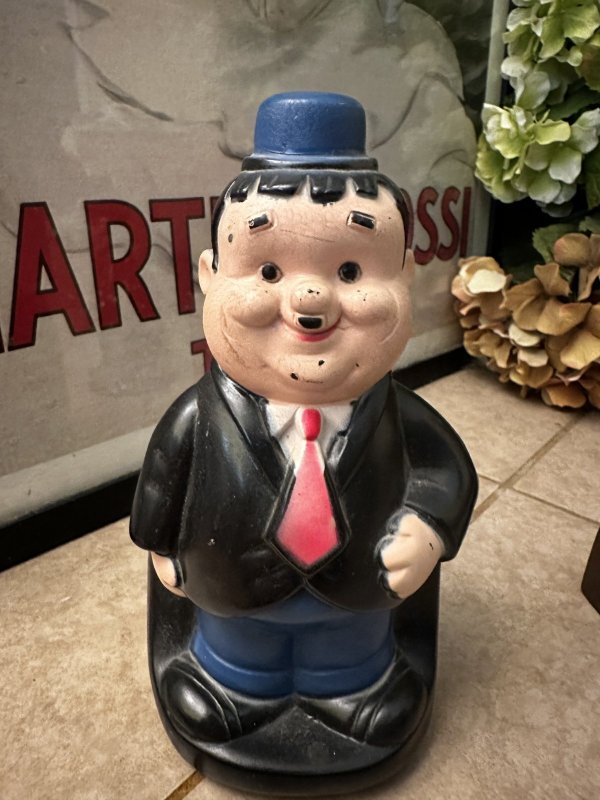 画像7: Laurel & Hardy Vinyl Coin Bank Play Pal  1974 / ローレル&ハーディ　プレイパル　コインバンク　貯金箱 (7)