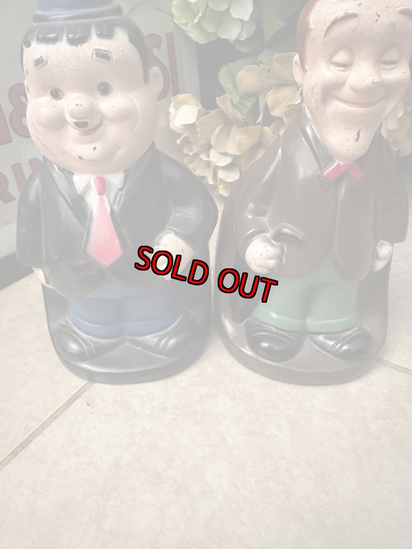 画像3: Laurel & Hardy Vinyl Coin Bank Play Pal  1974 / ローレル&ハーディ　プレイパル　コインバンク　貯金箱 (3)