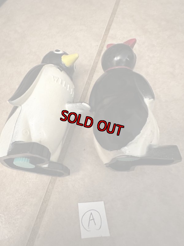 画像9:  Kool Cigarettes Penguins  WILLIE & MILLIE Salt And Pepper (A) /  クール　ペンギン　ウィリー＆ミリー　ソルト＆ペッパーセット (9)