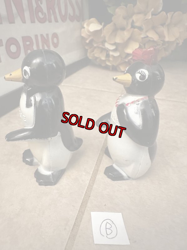 画像5:  Kool Cigarettes Penguins  WILLIE & MILLIE Salt And Pepper (B) /  クール　ペンギン　ウィリー＆ミリー　ソルト＆ペッパーセット (5)