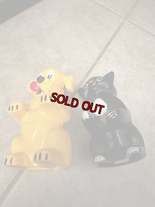 画像6: Ken L Ration plastic dog & cat  Salt & Pepper set / プラスチック製、塩コショウのセット (6)