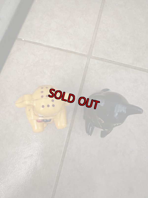 画像2: Ken L Ration plastic dog & cat  Salt & Pepper set / プラスチック製、塩コショウのセット (2)