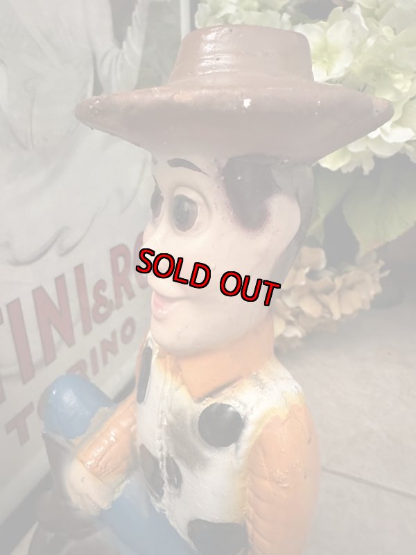 画像12: Disney Pixar Toy Story  Woody Coin Bank ceramic  / ディズニー　トイストーリー　ウッディ　貯金箱　陶器製 (12)
