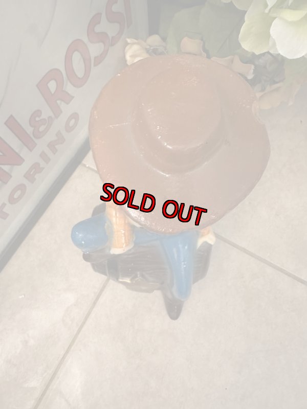 画像4: Disney Pixar Toy Story  Woody Coin Bank ceramic  / ディズニー　トイストーリー　ウッディ　貯金箱　陶器製 (4)