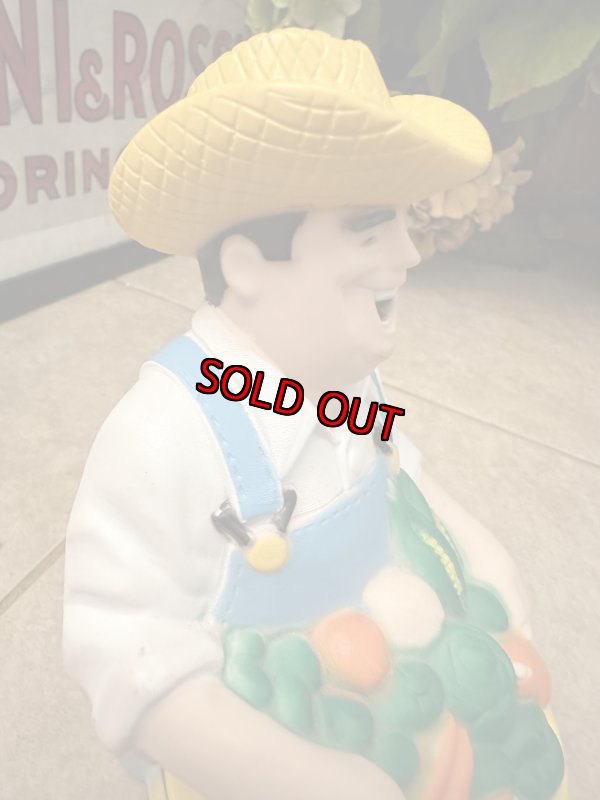 画像12: Farmer Jack Saving Time Vinyl Coin Bank 1986 / ファーマージャック　セービング　タイム　コインバンク　貯金箱 (12)