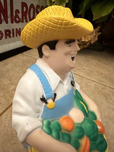 画像3: Farmer Jack Saving Time Vinyl Coin Bank 1986 / ファーマージャック　セービング　タイム　コインバンク　貯金箱