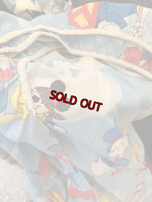 画像8: Disney Mickey Mouse Box sheet  / ディズニーのミッキーマウス　ディズニーランド柄　ボックスシーツ (8)