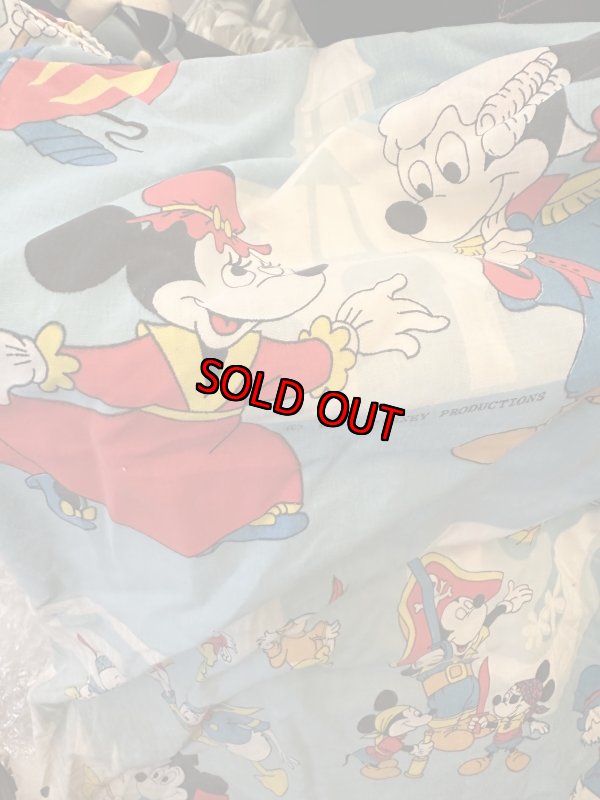 画像2: Disney Mickey Mouse Box sheet  / ディズニーのミッキーマウス　ディズニーランド柄　ボックスシーツ (2)