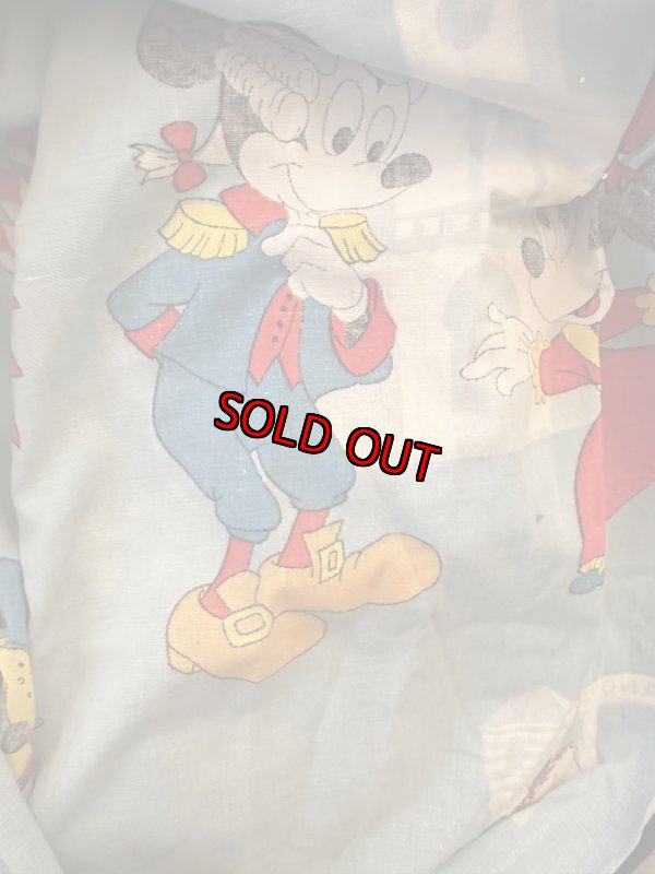 画像10: Disney Mickey Mouse Box sheet  / ディズニーのミッキーマウス　ディズニーランド柄　ボックスシーツ (10)