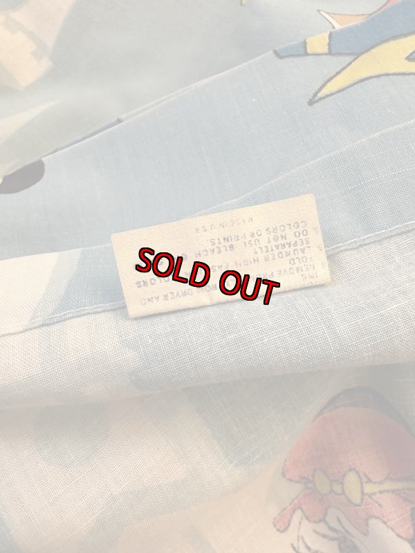 画像7: Disney Mickey Mouse Flat sheet  / ディズニーのミッキーマウス　ディズニーランド柄　フラットシーツ (7)