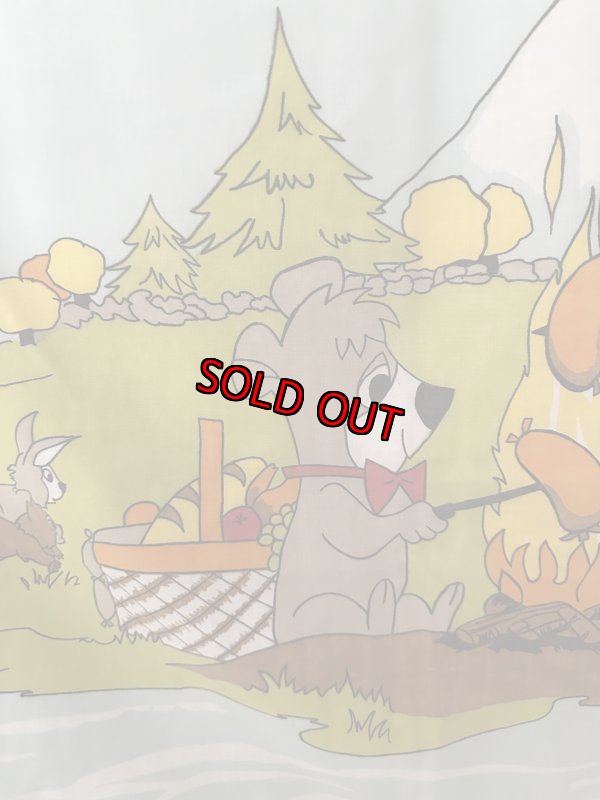 画像3: Yogi Bear Hanna Barbera Flat  Sheet (A)  / ハンナバーベラ、ヨギベアのフラットシーツ (3)