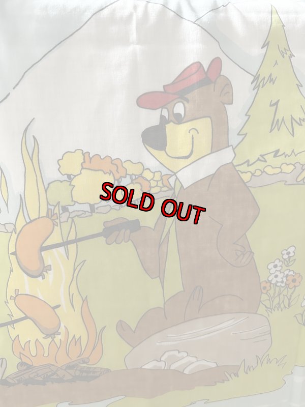 画像2: Yogi Bear Hanna Barbera Flat  Sheet (A)  / ハンナバーベラ、ヨギベアのフラットシーツ (2)
