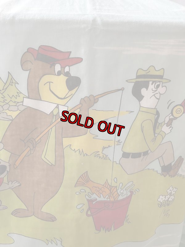 画像5: Yogi Bear Hanna Barbera Flat  Sheet (A)  / ハンナバーベラ、ヨギベアのフラットシーツ (5)