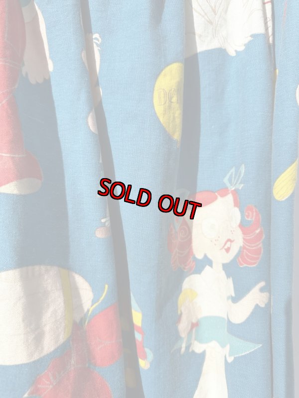 画像16: Dennis the Menace fabric Curtain Blue (B) / わんぱくデニスの布製 カーテン ブルー (16)