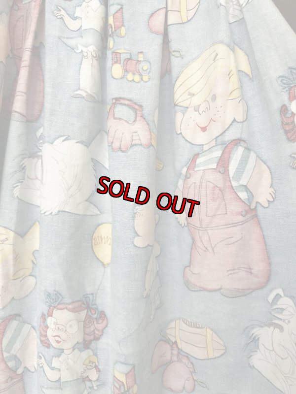 画像11: Dennis the Menace fabric Curtain Blue (C) / わんぱくデニスの布製 カーテン ブルー (11)