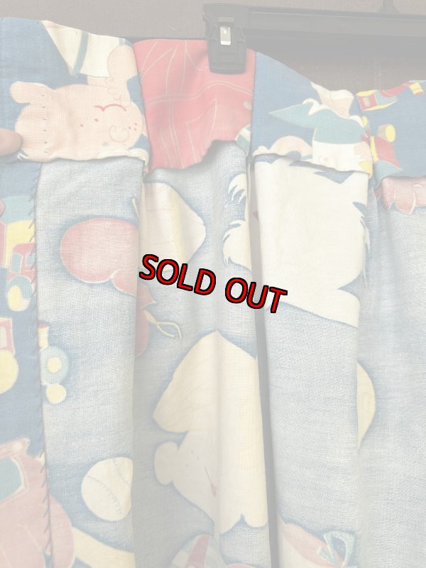 画像12: Dennis the Menace fabric Curtain Blue (B) / わんぱくデニスの布製 カーテン ブルー (12)