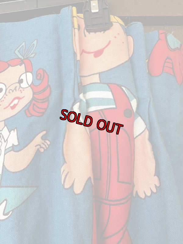 画像4: Dennis the Menace fabric Curtain Blue (C) / わんぱくデニスの布製 カーテン ブルー (4)