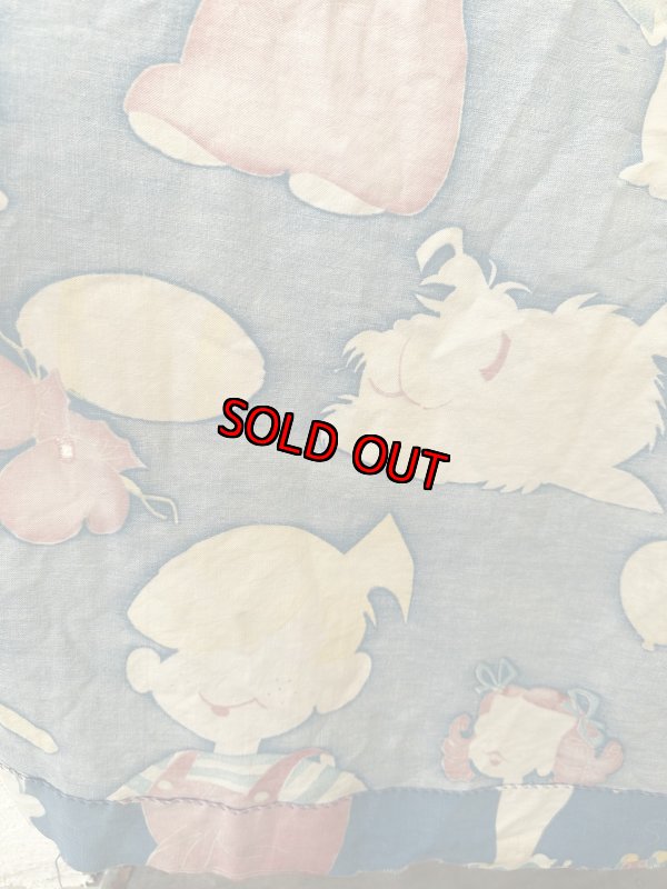 画像14: Dennis the Menace fabric Curtain Blue (B) / わんぱくデニスの布製 カーテン ブルー (14)