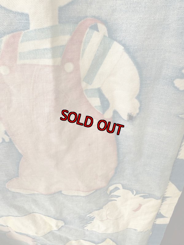 画像15: Dennis the Menace fabric Curtain Blue (B) / わんぱくデニスの布製 カーテン ブルー (15)