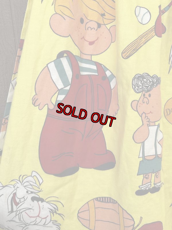 画像6: Dennis the Menace fabric Curtain Yellow (B) / わんぱくデニスの布製　カーテン　イエロー (6)