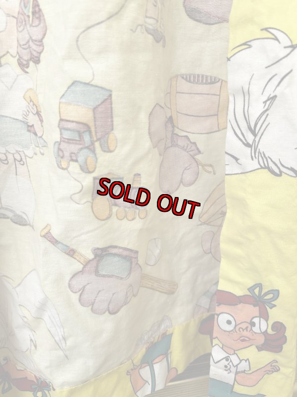 画像12: Dennis the Menace fabric Curtain Yellow (A) / わんぱくデニスの布製　カーテン　イエロー (12)