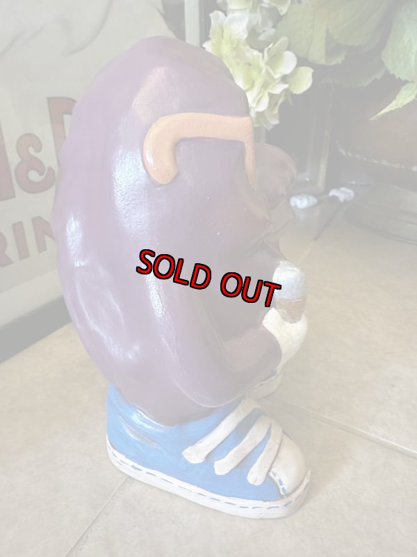 画像7: California Raisins ceramic figure Doll 18cm Microphone 1988 / カリフォルニアレーズン　18cm 陶器製　マイク　大きめドール　フィギュア (7)