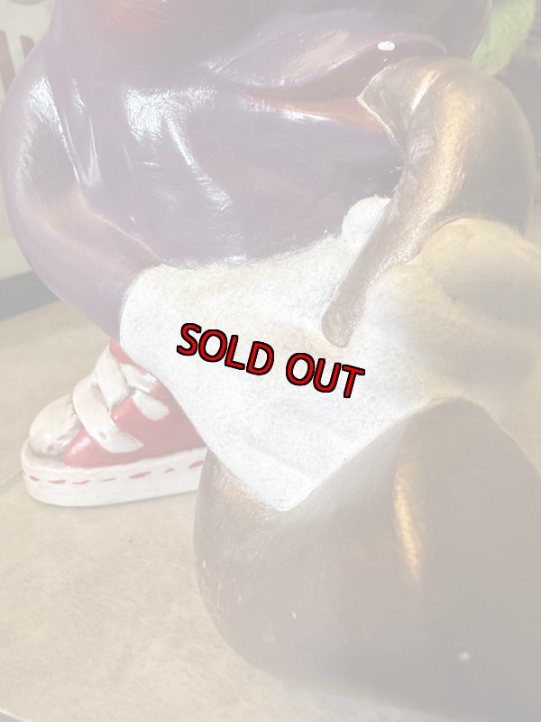 画像3: California Raisins ceramic Saxophone figure Doll  1988 / カリフォルニアレーズン　陶器製　サクソフォン　大きめドール　フィギュア (3)