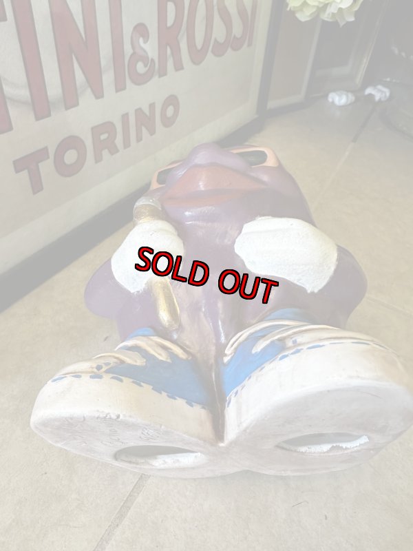 画像9: California Raisins ceramic figure Doll 18cm Microphone 1988 / カリフォルニアレーズン　18cm 陶器製　マイク　大きめドール　フィギュア (9)