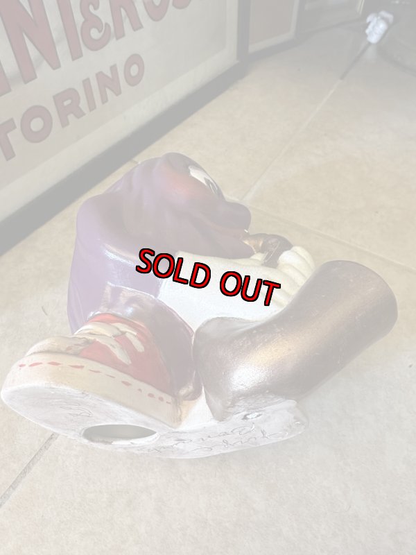 画像9: California Raisins ceramic Saxophone figure Doll  1988 / カリフォルニアレーズン　陶器製　サクソフォン　大きめドール　フィギュア (9)